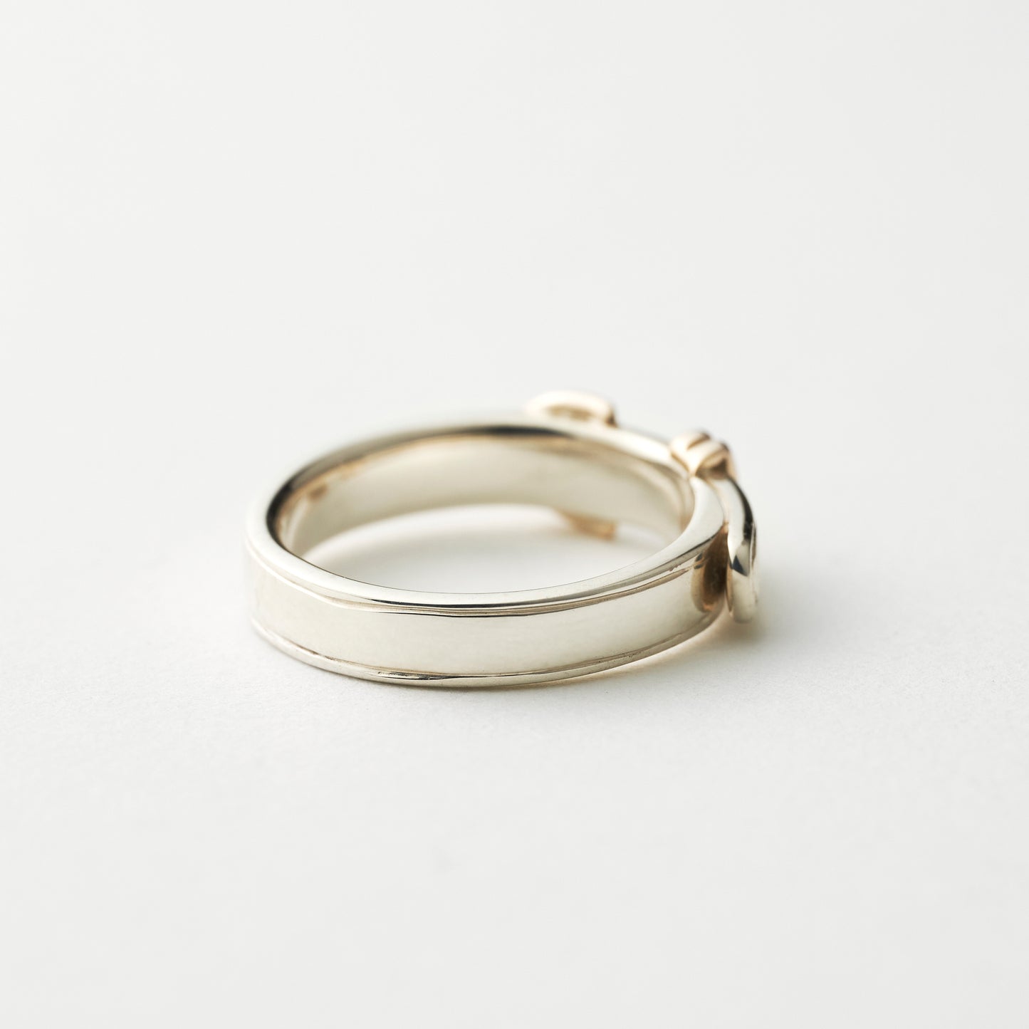 BUCKLE RING(SILVER&10K GOLD)