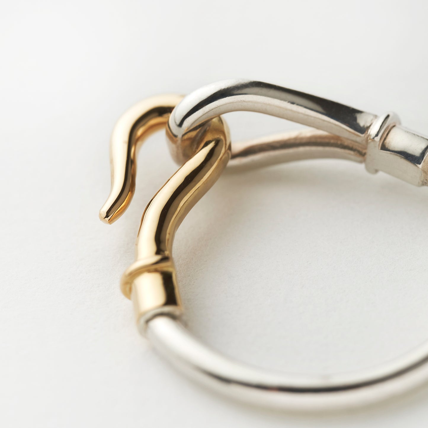 NEEDLE HOOK RING(SILVER & 18K GOLD)