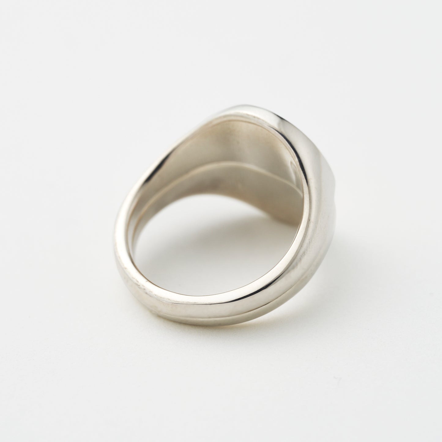 SIGNET BREAK RING SILVER&9K(XL)