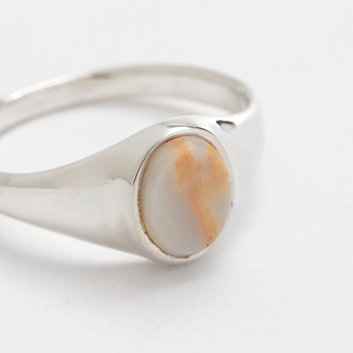 【ONLINE LIMITED】STONE SIGNET RING/PICASSO JASPER(S)