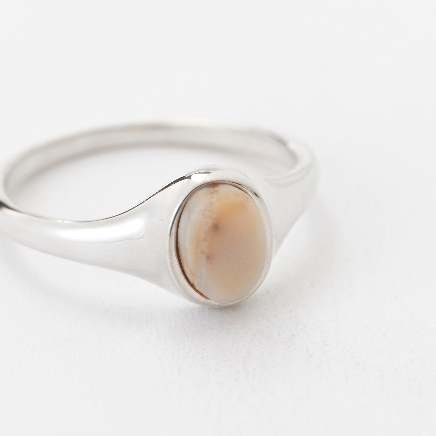 【ONLINE LIMITED】STONE SIGNET RING/PICASSO JASPER(XS)