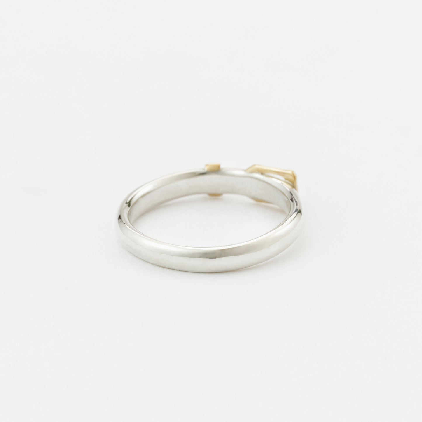 VICTORIAN BUCKLE RING (SILVER&18K GOLD)