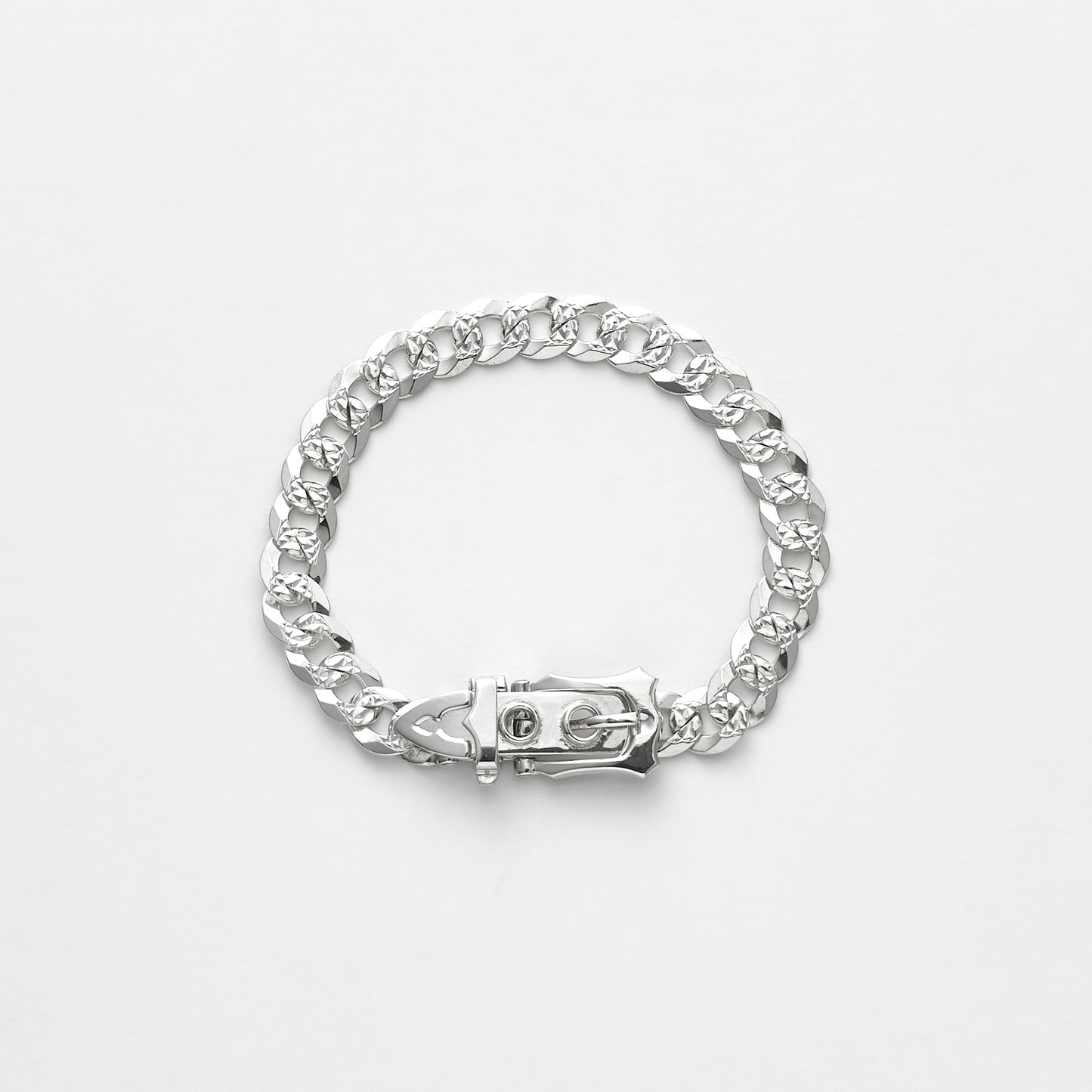 NEW CURB CHAIN VICTORIAN BUCKLE BRACELET (S)
