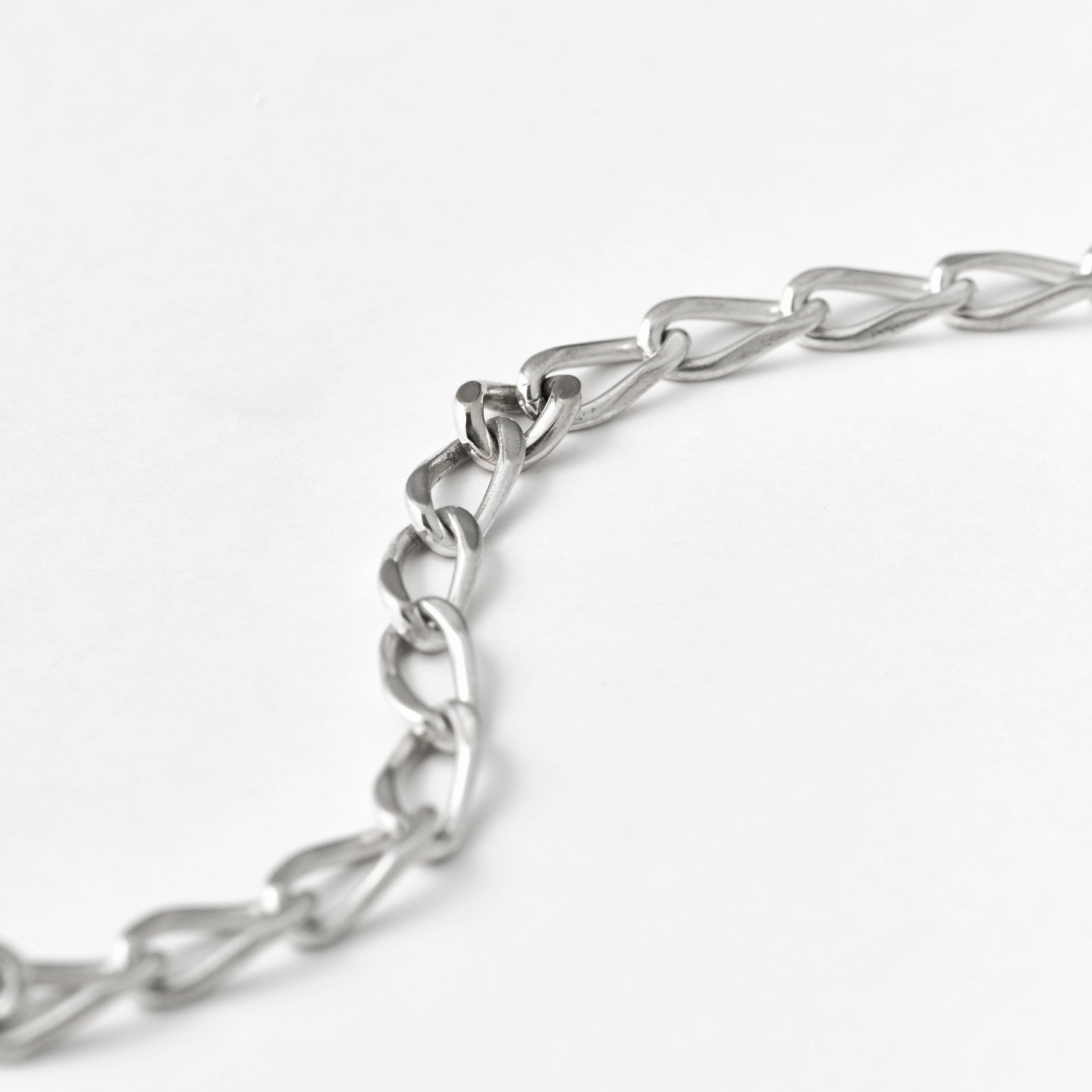 FIGARO CURB CHAIN BRACELET (SILVER925) S SIZE
