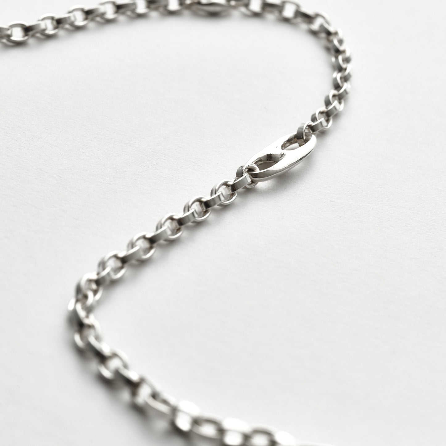 ANCHOR MIX CHAIN NECKLACE/ANCHOR SEAMLESS CRASP