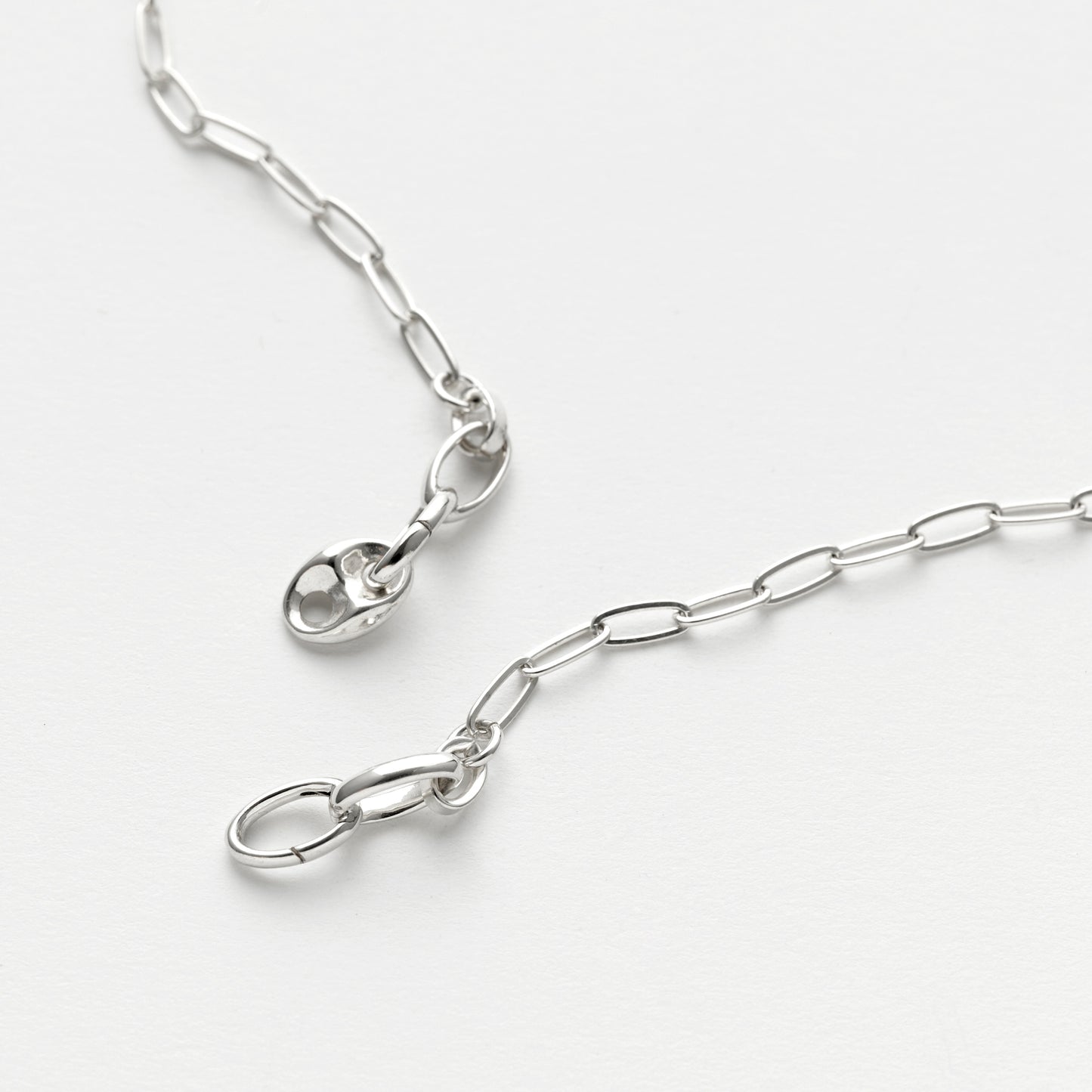 ANCHOR/PC MIX CHAIN NECKLACE