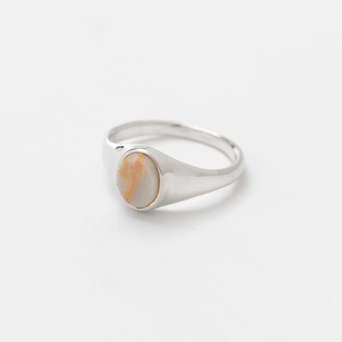 【ONLINE LIMITED】STONE SIGNET RING/PICASSO JASPER(S)