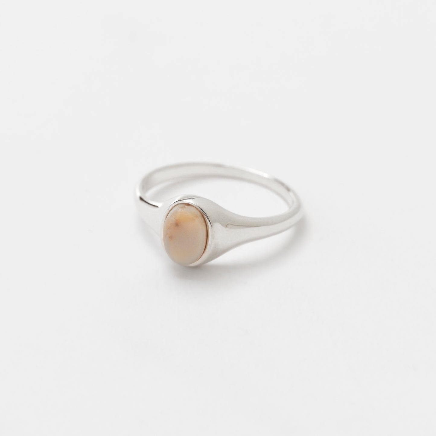 【ONLINE LIMITED】STONE SIGNET RING/PICASSO JASPER(XS)