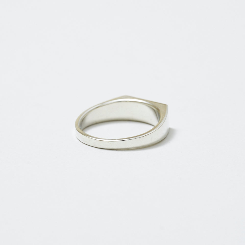 VERMEIL SQUARE RING(wide 4.5mm)