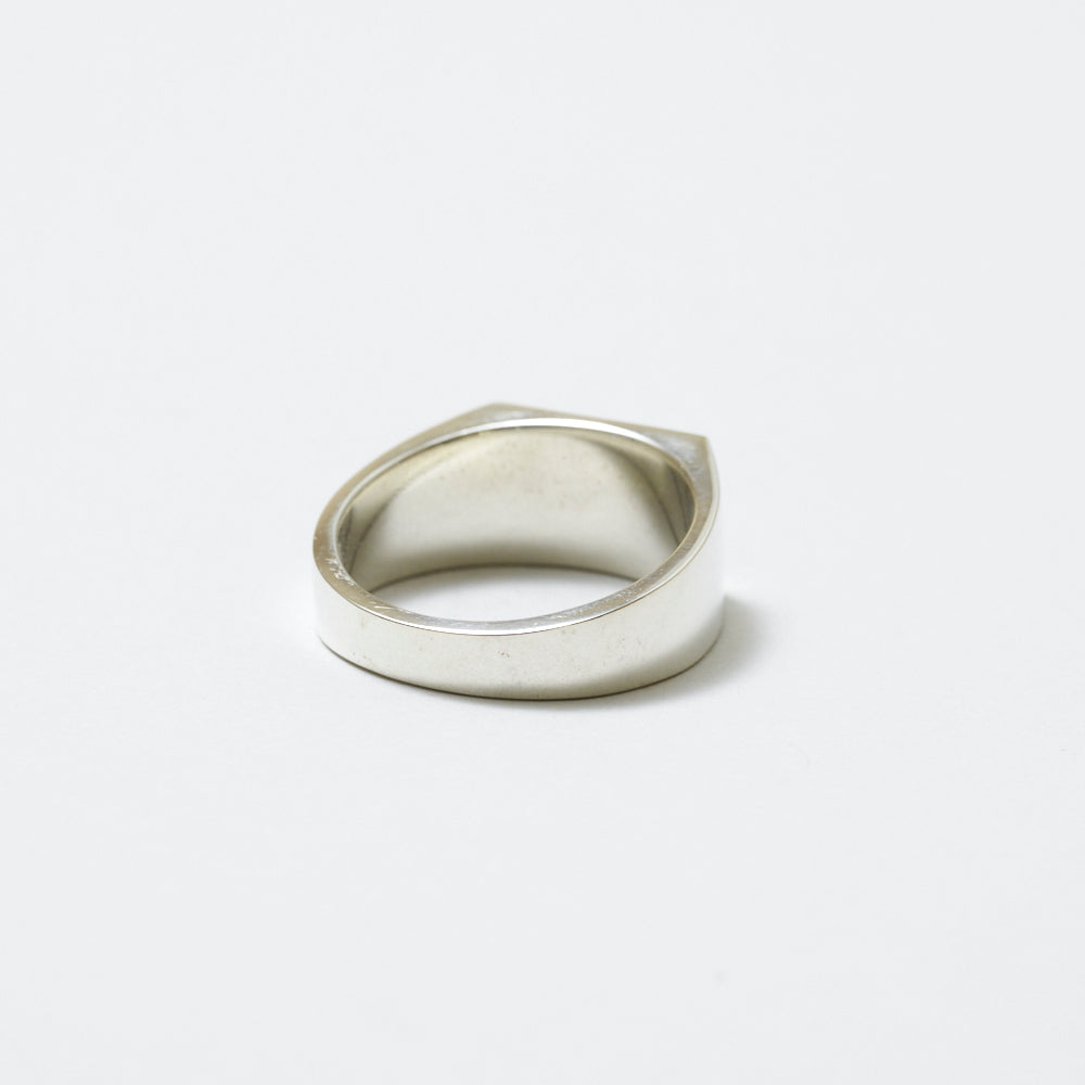 VERMEIL SQUARE RING(wide 9mm)