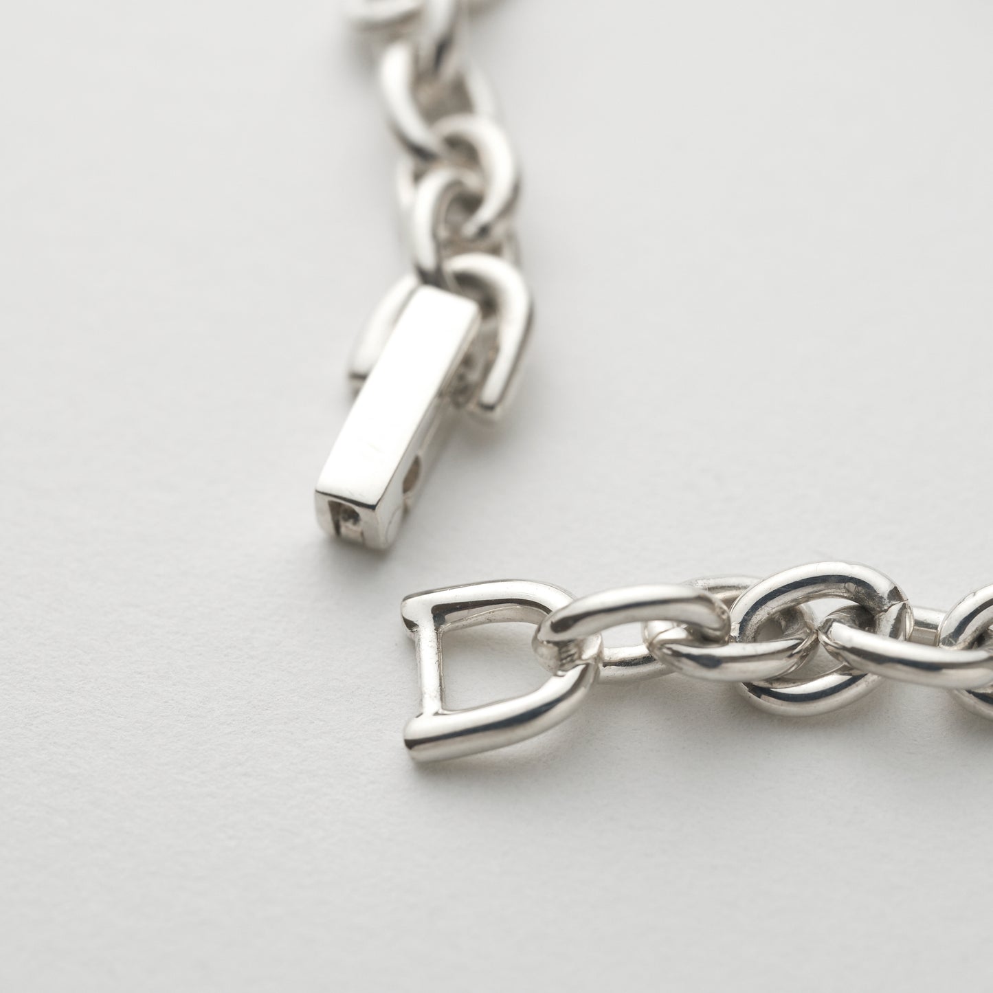 OVAL CHAIN ID BRACELET(wide6.8mm)