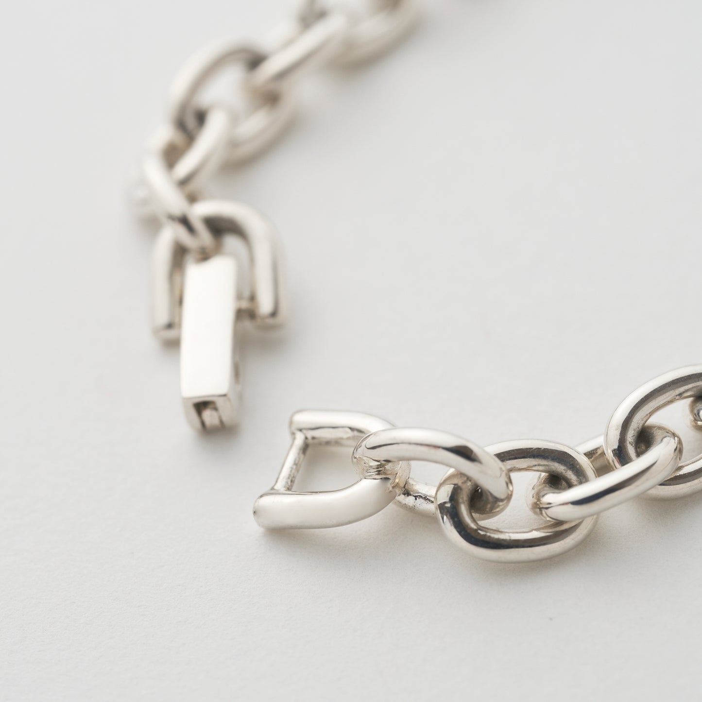 OVAL CHAIN ID BRACELET(wide8.2mm)