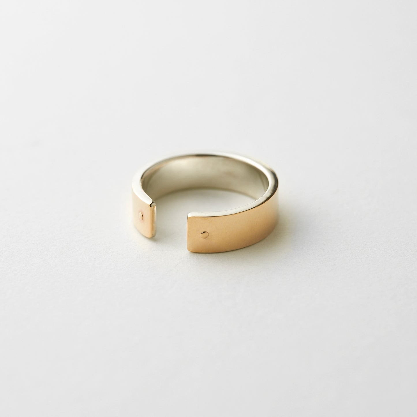 VERMEIL FLAT RING(wide 6.5mm)
