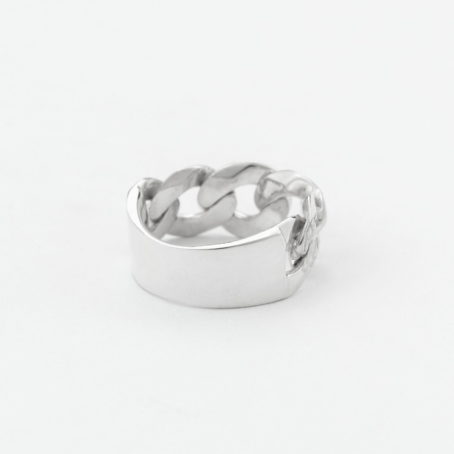 NEW CURB CHAIN ID RING(L)