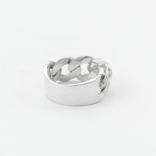 NEW CURB CHAIN ID RING(L)