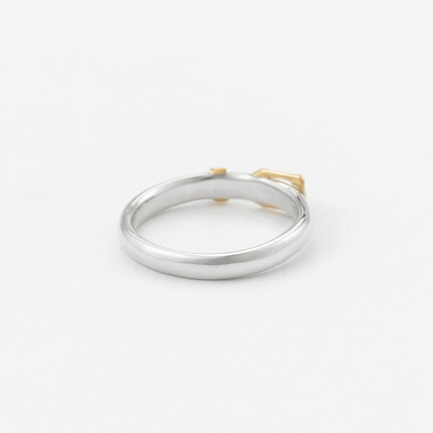 VICTORIAN BUCKLE RING (SILVER&18K GOLD)