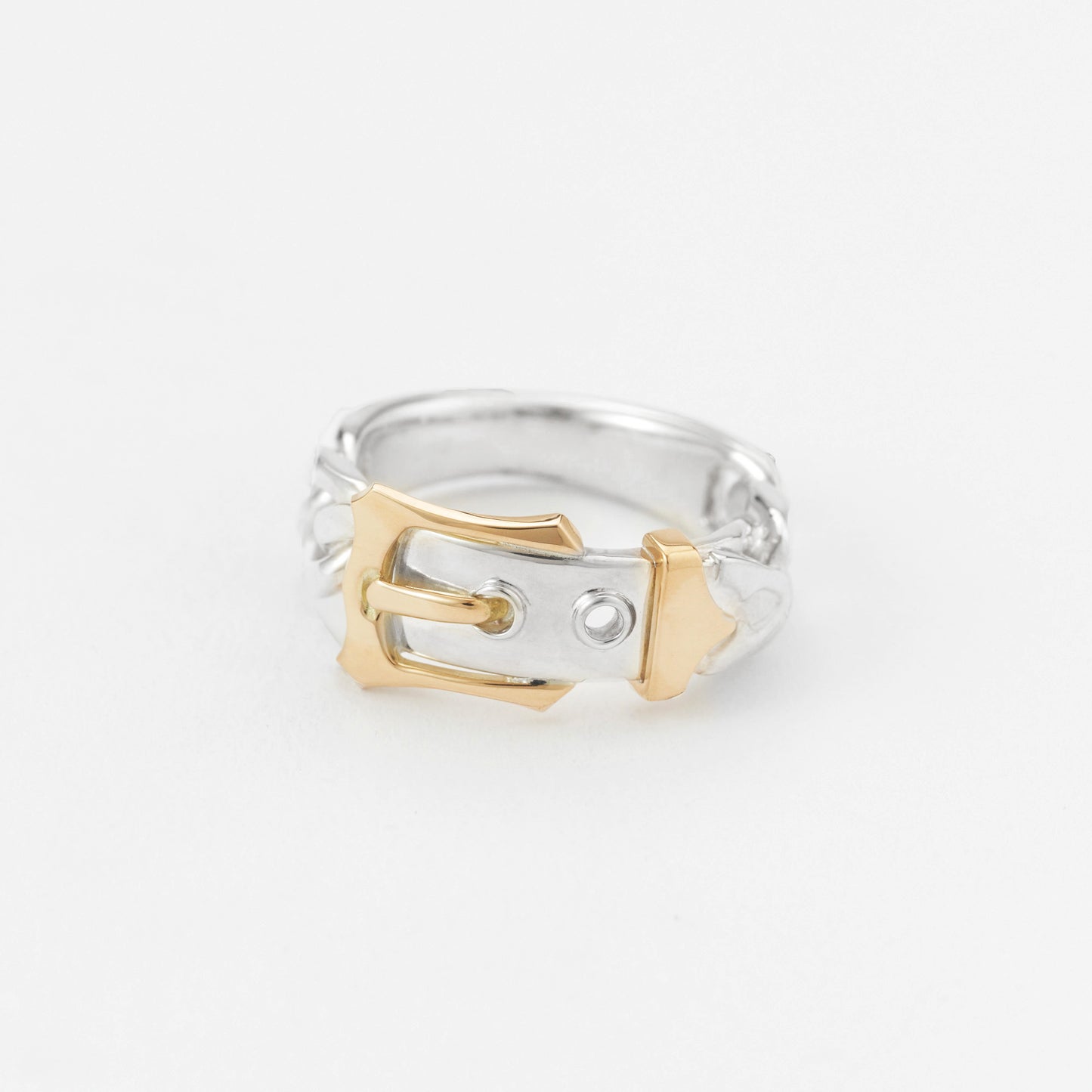 18K GOLD VICTORIAN BACKLE RING