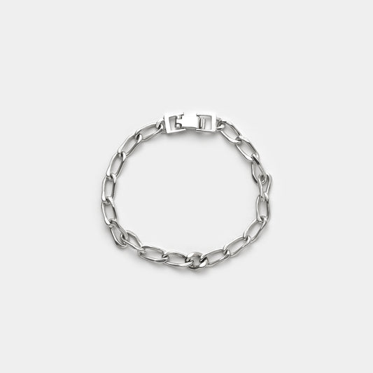 FIGARO CURB CHAIN BRACELET (SILVER925) S SIZE