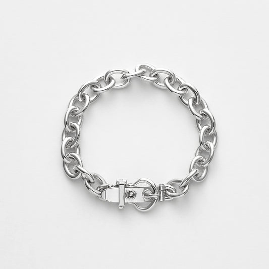 OVAL CHAIN HORSE SHOE BUCKLE BRACELET (S)