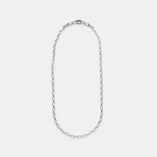 LONG & SHORT CHAIN NECKLACE/ANCHOR SEAMLESS CRASP