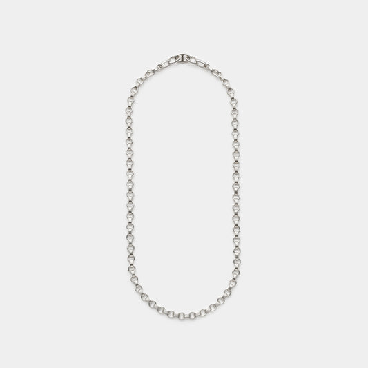 FANCY CHAIN NECKLACE/ANCHOR SEAMLESS CRASP