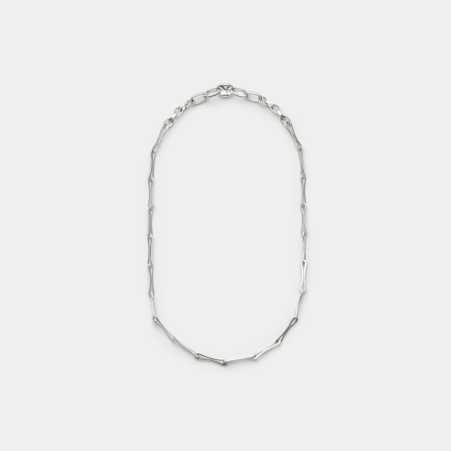 PRESSED LINK CHAIN NECKLACE(M)/ANCHOR SEAMLESS CRASP