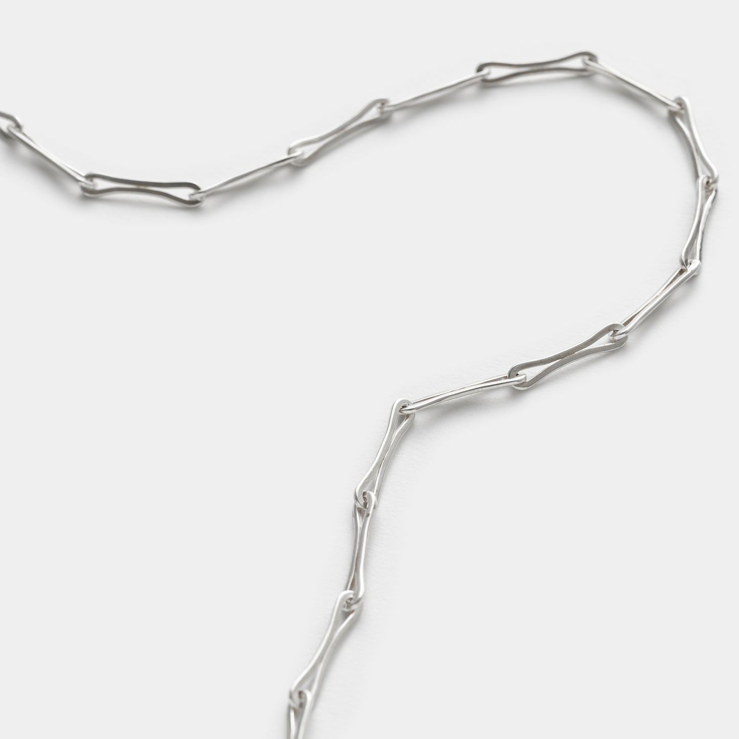 PRESSED LINK CHAIN NECKLACE(M)/ANCHOR SEAMLESS CRASP