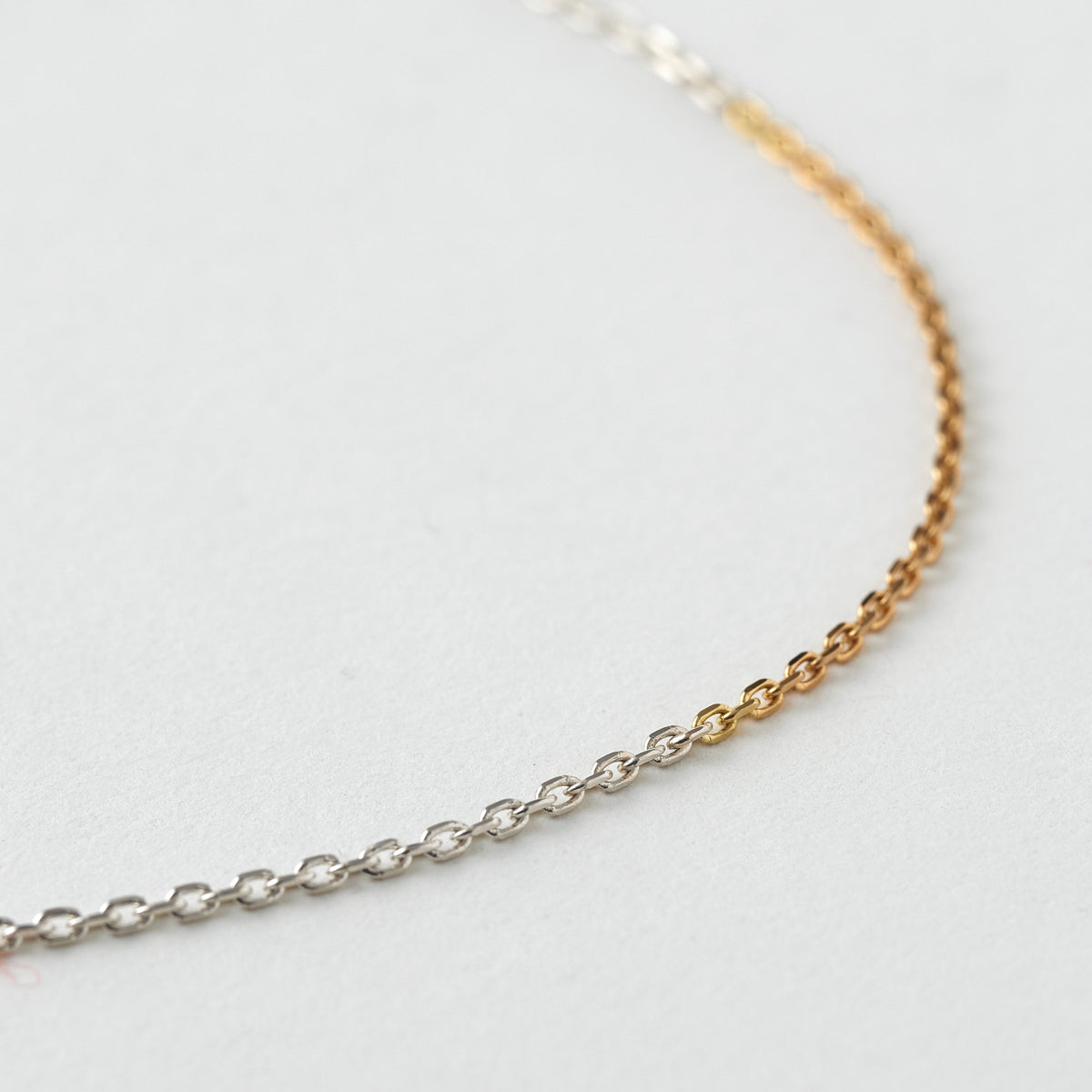 Mix Link Chain CABLE MIX CHAIN NECKLACE(1POINT GOLD) – Garden of eden jewelry