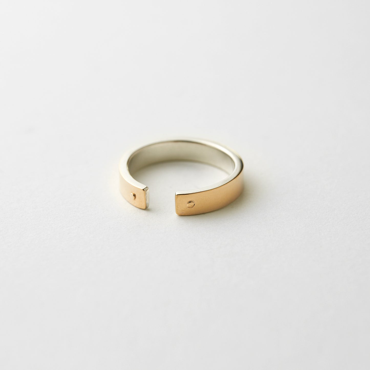 VERMEIL FLAT RING(wide 4.5mm)